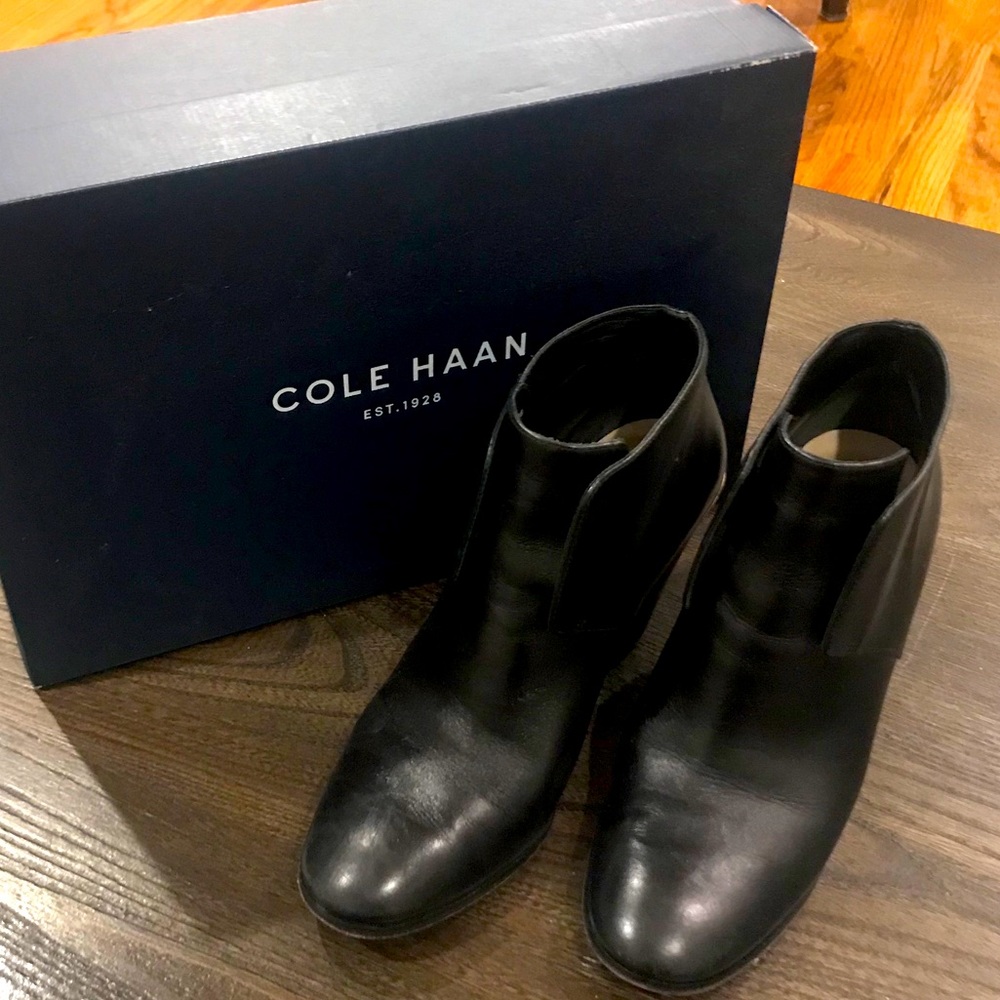 Cole Haan leather booties